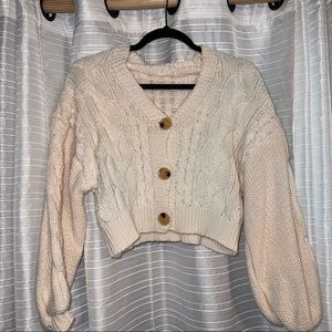 Knit cardigan